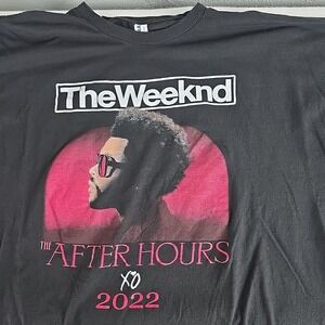 The Weeknd 2022 The After Hours Tshirt Unisex 2XL Black‎
